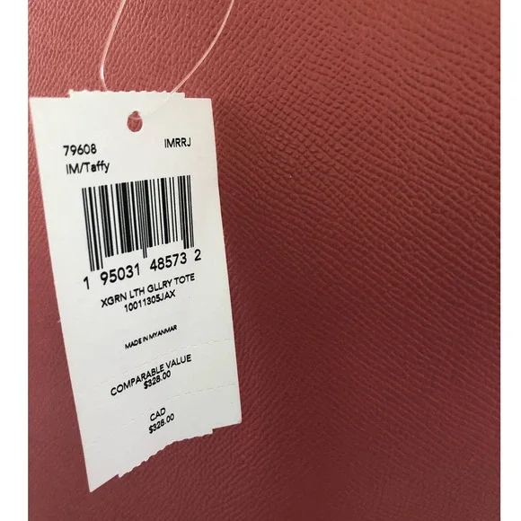 🔥Price drop Coach Gallery Tote in Taffy/Gold and wallet set - Picture 9 of 16